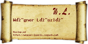 Wágner László névjegykártya